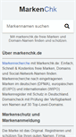 Mobile Screenshot of markenchk.de